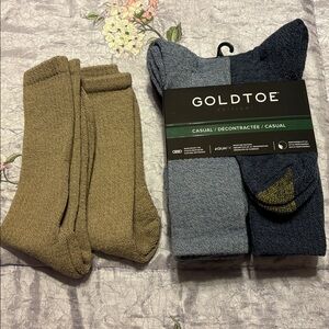 NWT 8 pair men’s Goldtoe socks
